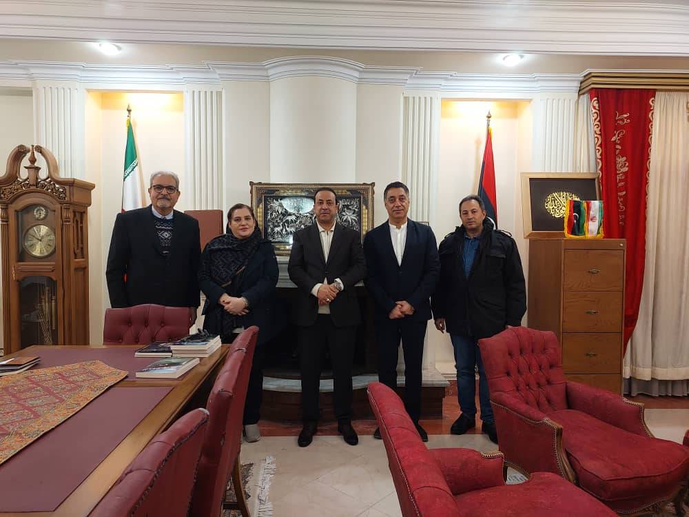 دیدار فعالان نمایشگاهی ایران با سفیر لیبی در تهران