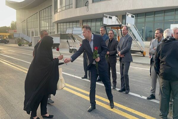 آخرین پرواز اربعین در فرودگاه بجنورد
